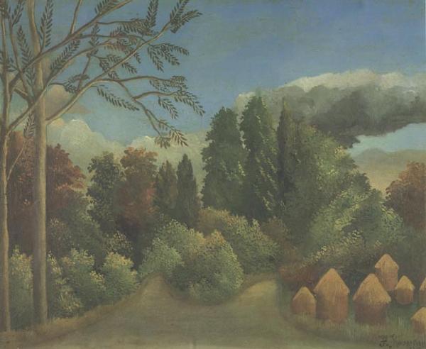 Henri Rousseau The Haystacks